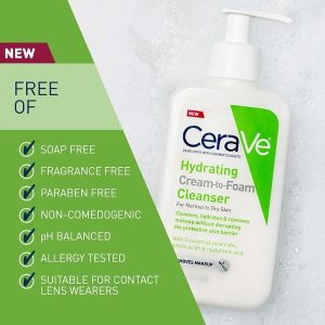 ژل شستشو و آبرسان سراوی Hydrating Cleanser | مناسب پوست معمولی تا خشک